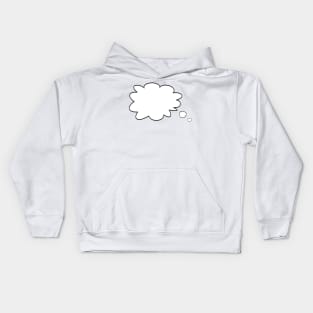 Thought bubbles Kids Hoodie